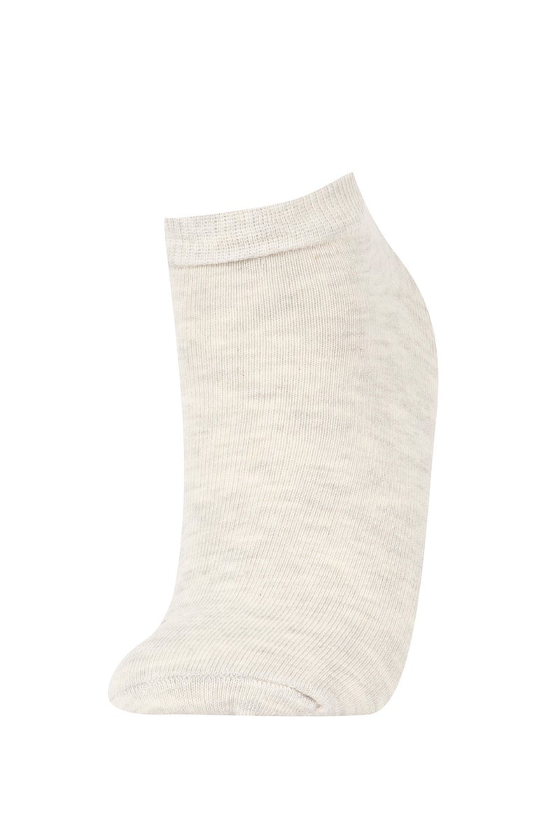 DeFacto Multicolour Woman Women 5 Pack Cotton Booties Socks Casual - Image 3